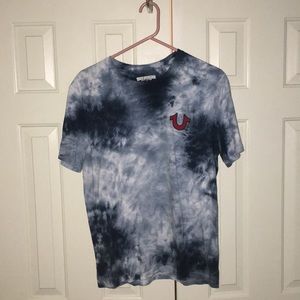 True Religion felt graphic dye Tee
